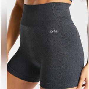 New Small AYBL Balance V2 Seamless Workout Shorts - Dark Gray